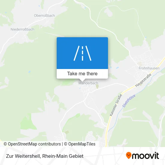 Карта Zur Weitershell