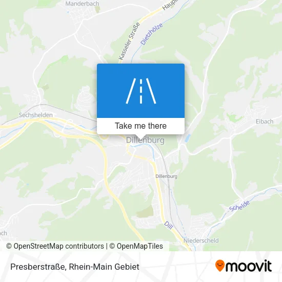 Карта Presberstraße