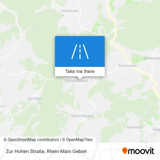 Карта Zur Hohen Straße