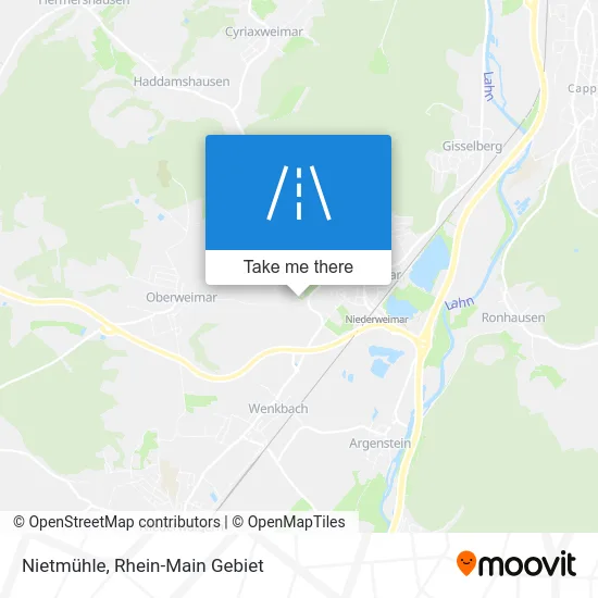 Карта Nietmühle