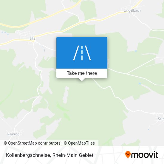 Köllenbergschneise map