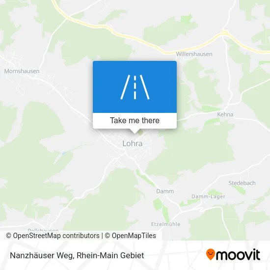 Карта Nanzhäuser Weg