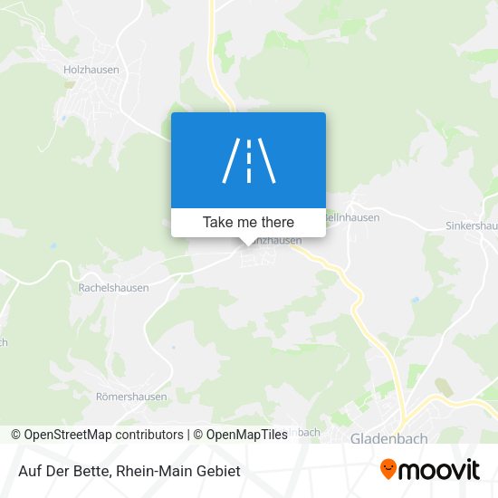 Auf Der Bette map