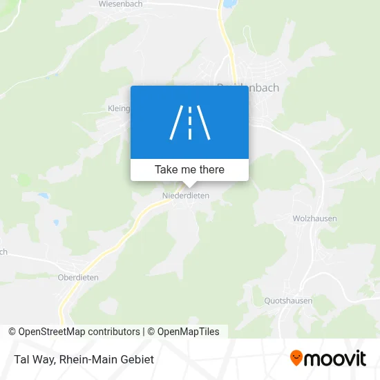 Talweg map