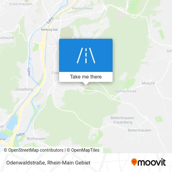 Карта Odenwaldstraße