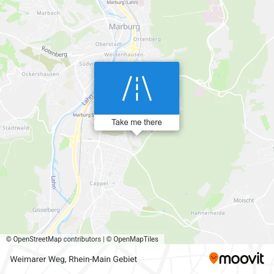 Карта Weimarer Weg