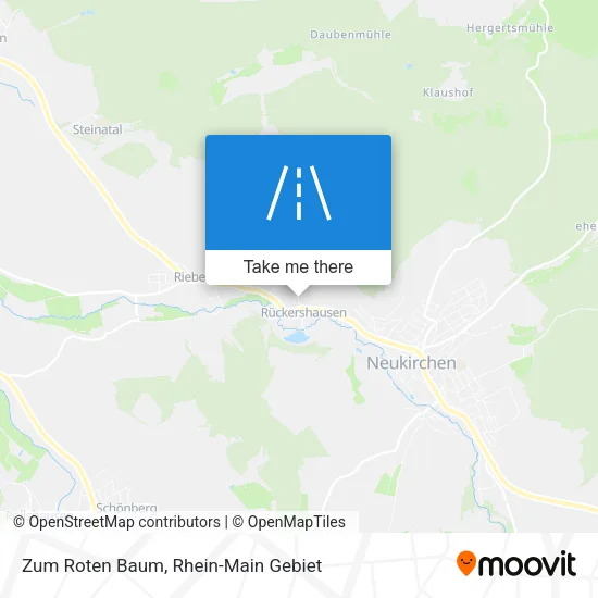 Карта Zum Roten Baum