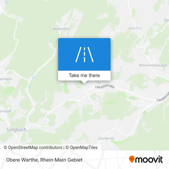 Карта Obere Warthe