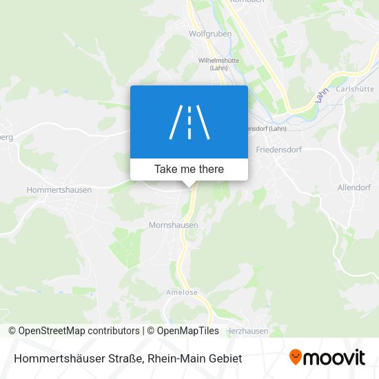 Hommertshäuser Straße map