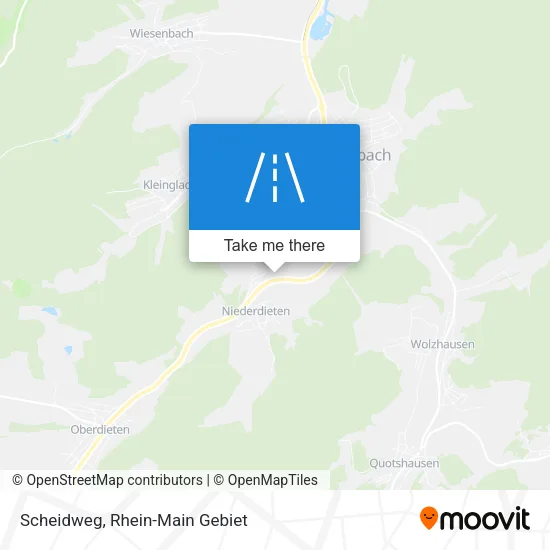 Карта Scheidweg
