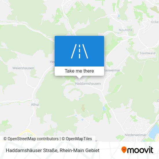 Haddamshäuser Straße map