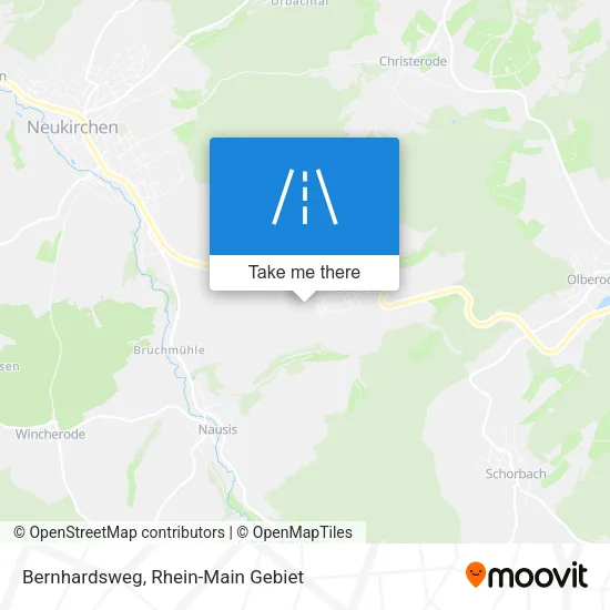 Карта Bernhardsweg