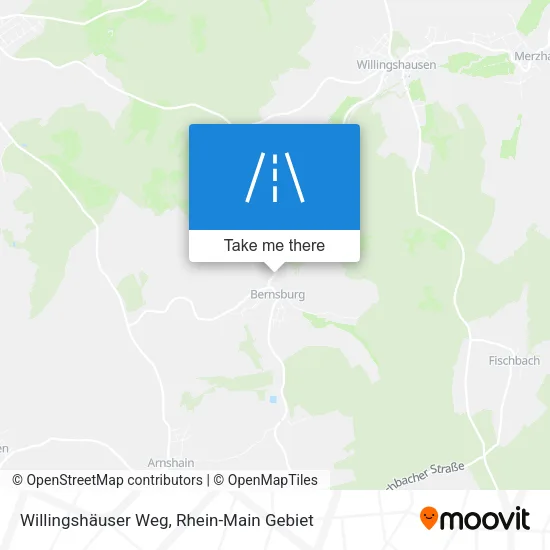 Карта Willingshäuser Weg