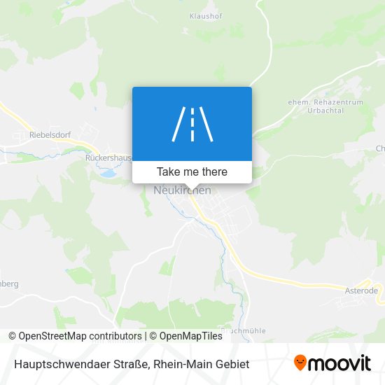 Hauptschwendaer Straße map