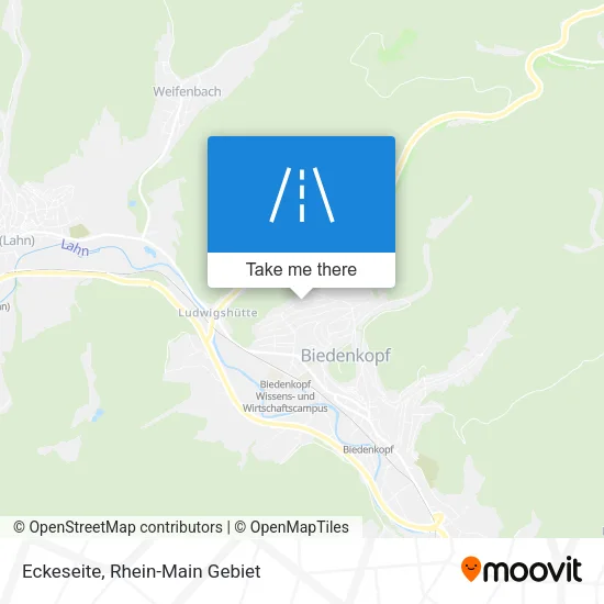 Карта Eckeseite