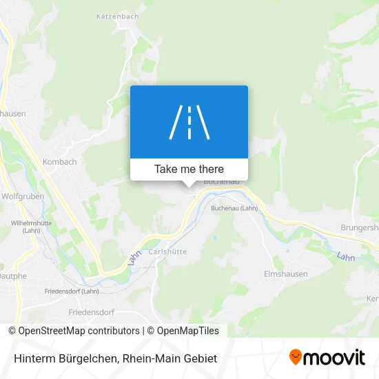 Карта Hinterm Bürgelchen