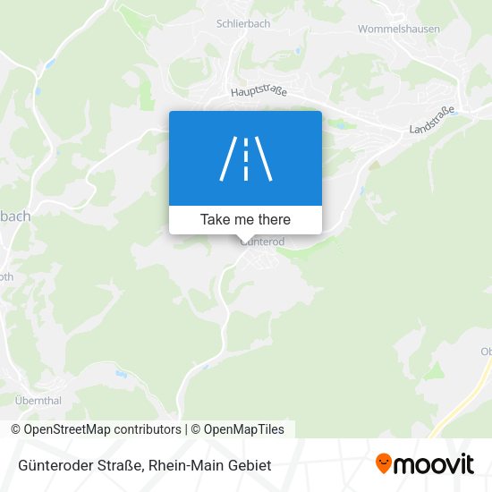Карта Günteroder Straße