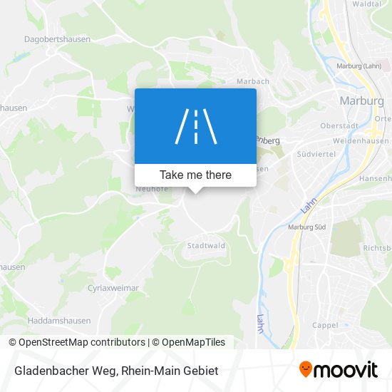 Gladenbacher Weg map