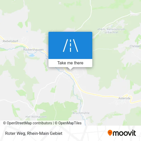 Карта Roter Weg