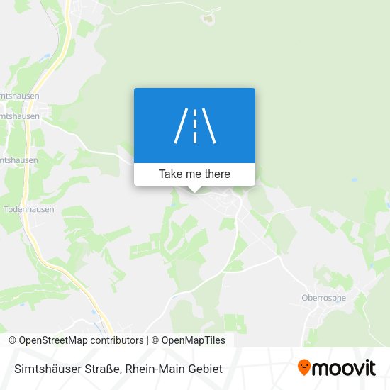 Simtshäuser Straße map