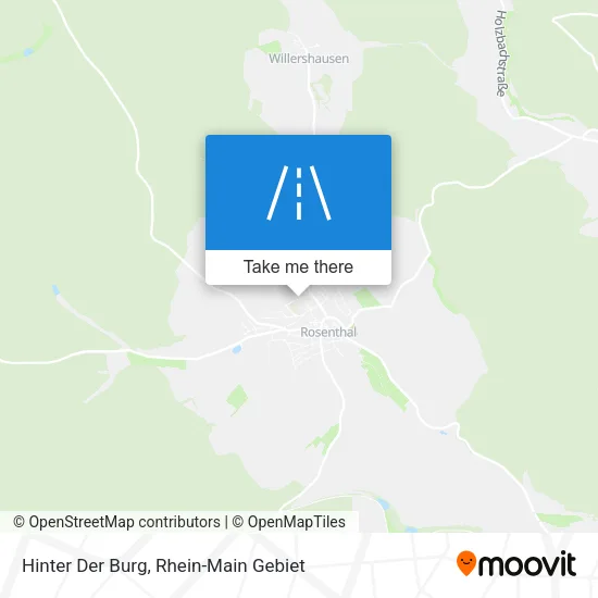 Карта Hinter Der Burg