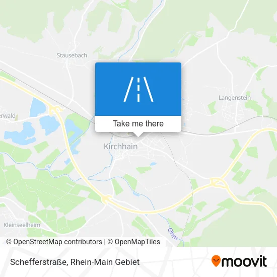 Карта Schefferstraße