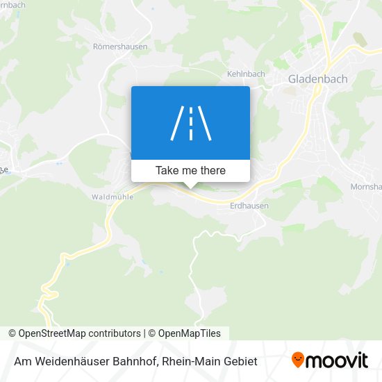 Am Weidenhäuser Bahnhof map