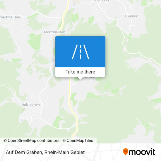 Карта Auf Dem Graben