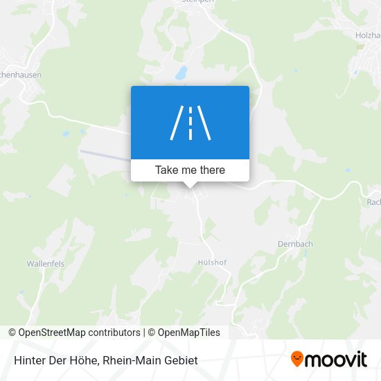 Карта Hinter Der Höhe