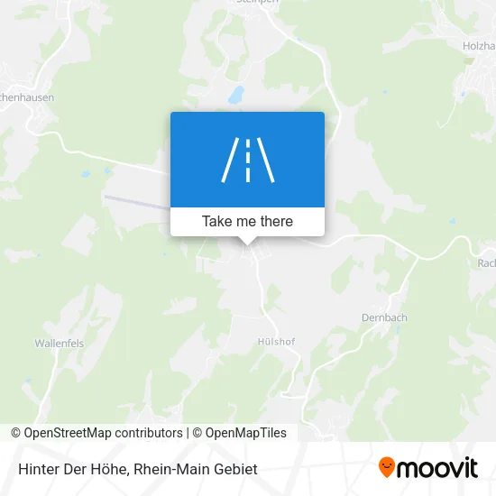 Карта Hinter Der Höhe