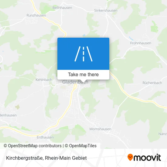 Карта Kirchbergstraße