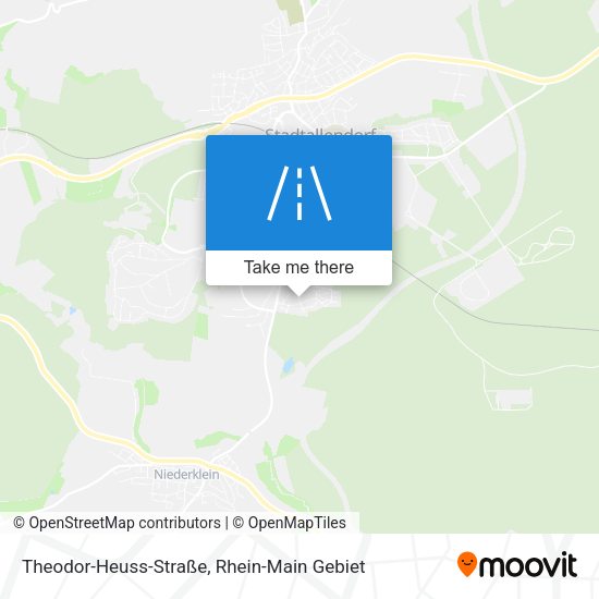 Theodor-Heuss-Straße map