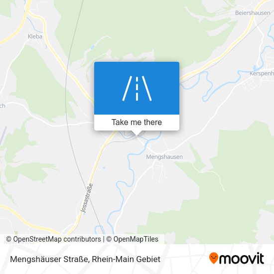Mengshäuser Straße map
