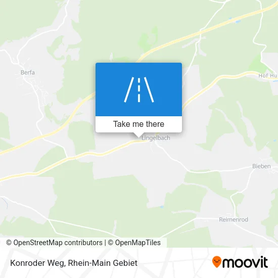 Карта Konroder Weg