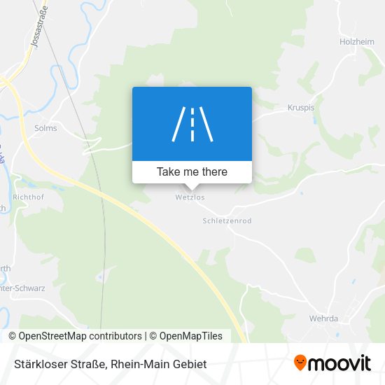 Stärkloser Straße map