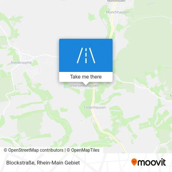 Карта Blockstraße