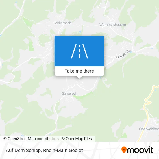 Карта Auf Dem Schipp