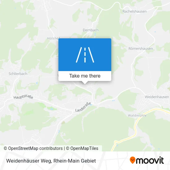 Карта Weidenhäuser Weg