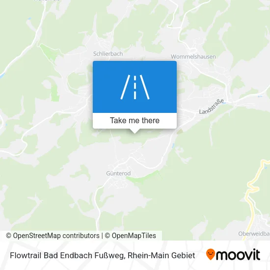 Карта Flowtrail Bad Endbach Fußweg