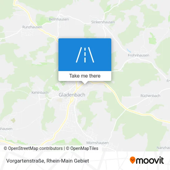 Карта Vorgartenstraße