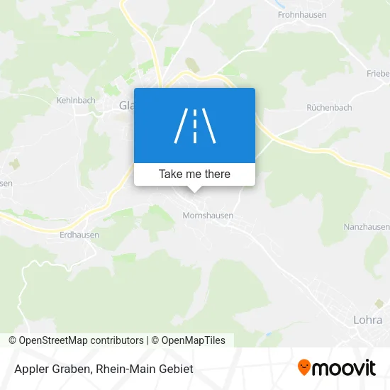 Карта Appler Graben