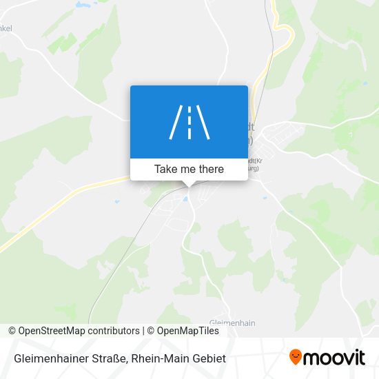 Gleimenhainer Straße map
