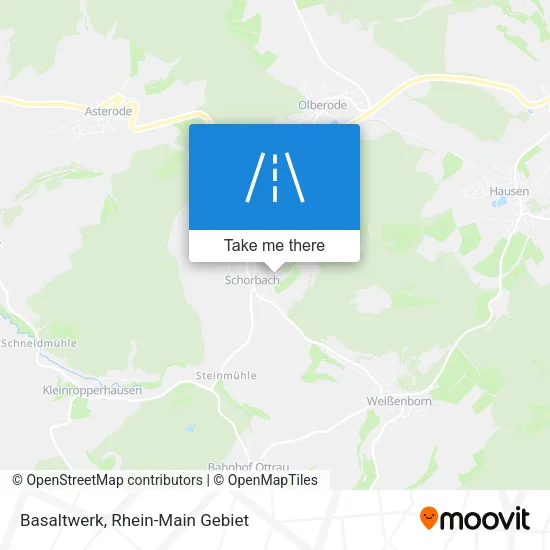 Карта Basaltwerk