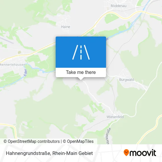 Карта Hahnengrundstraße