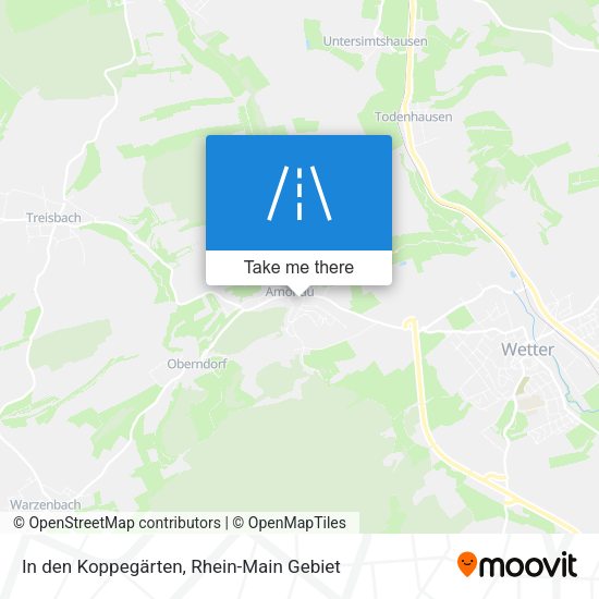 In den Koppegärten map