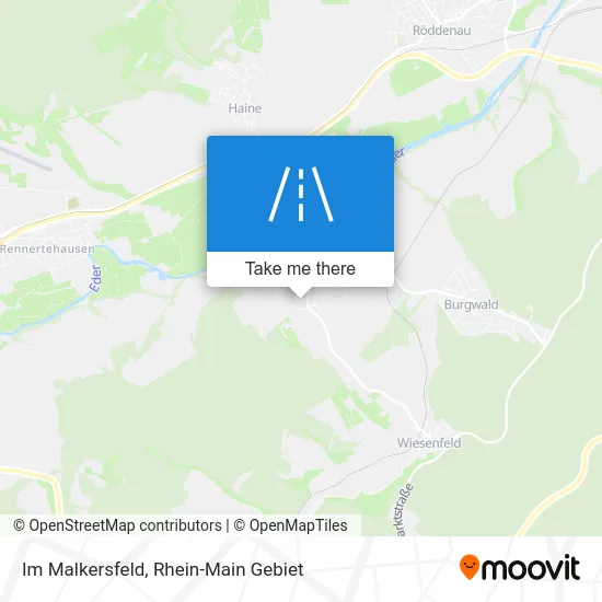 Карта Im Malkersfeld