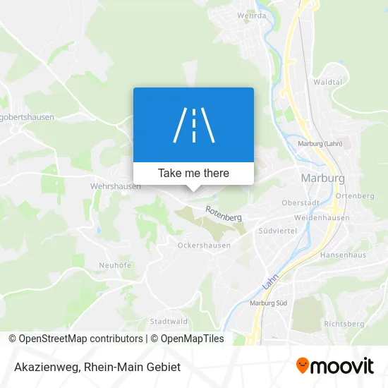 Карта Akazienweg