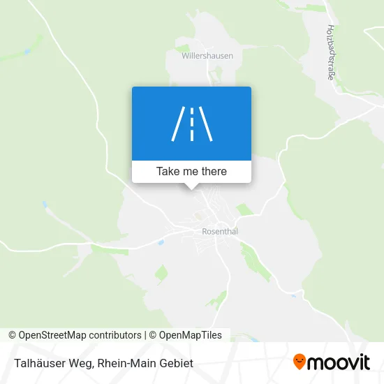 Карта Talhäuser Weg