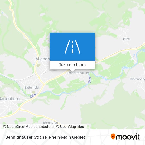 Bennighäuser Straße map