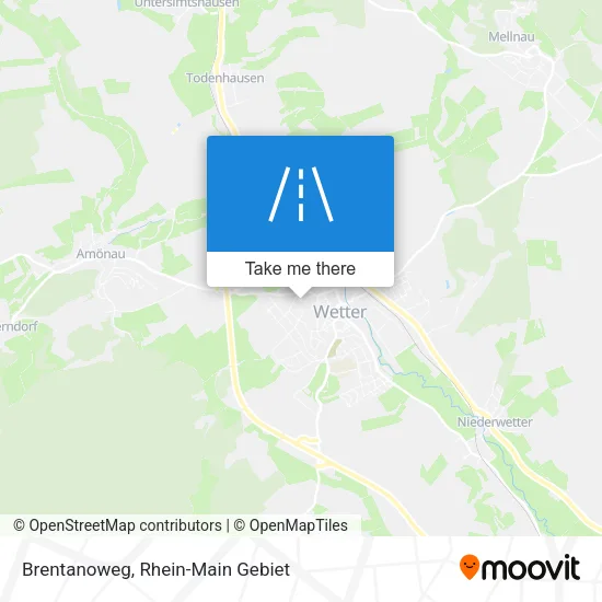 Карта Brentanoweg